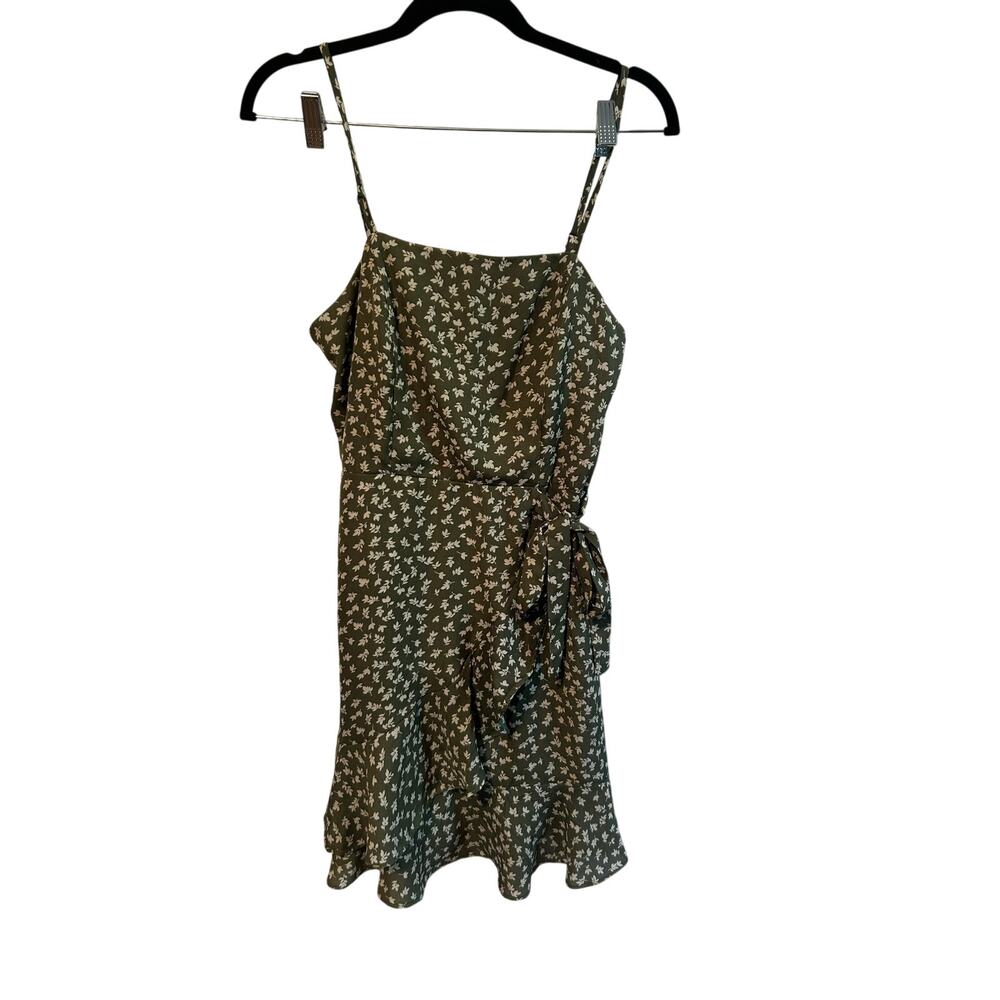 Altard State Green Floral Dress Small